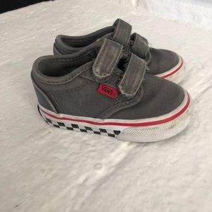 Vans with Velcro Straps Baby Toddler Size 4